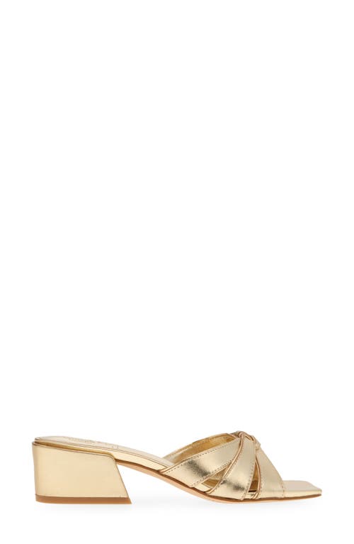 Vince Camuto Selaries Sandal In Metallic Gold