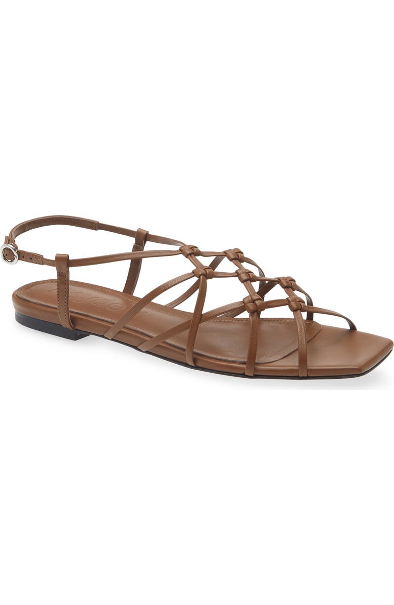aeyde Anisa Sandal, Main, color, Tobacco