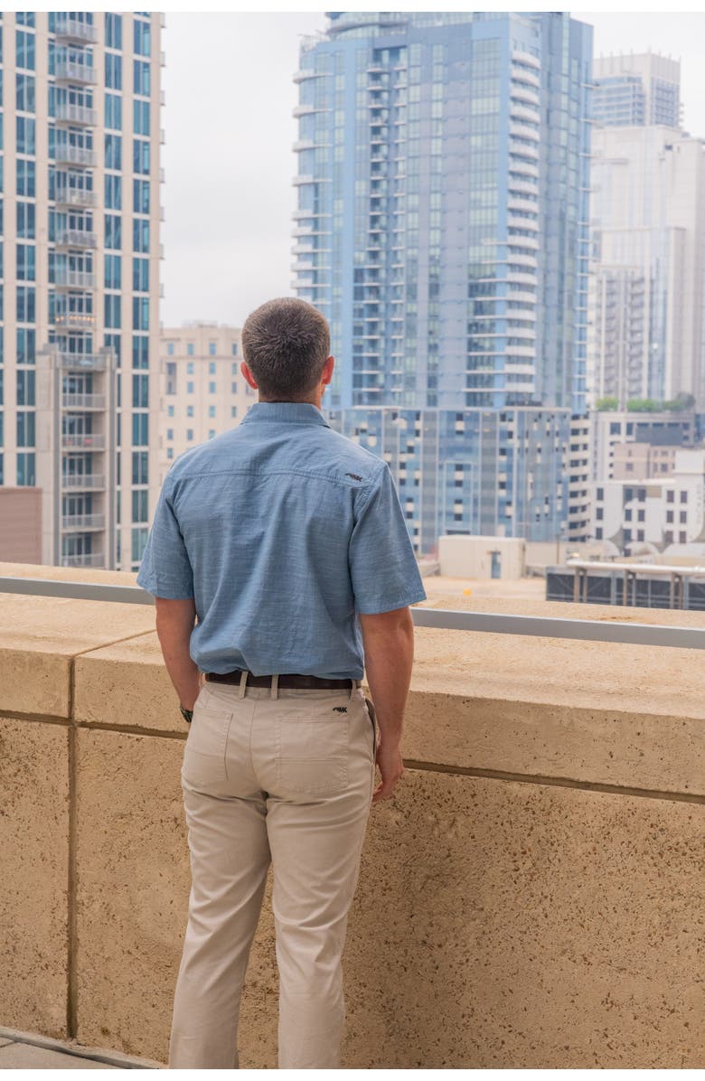 Mountain Khakis Bowman Short Sleeve Woven Shirt, Alternate, color, Parchment