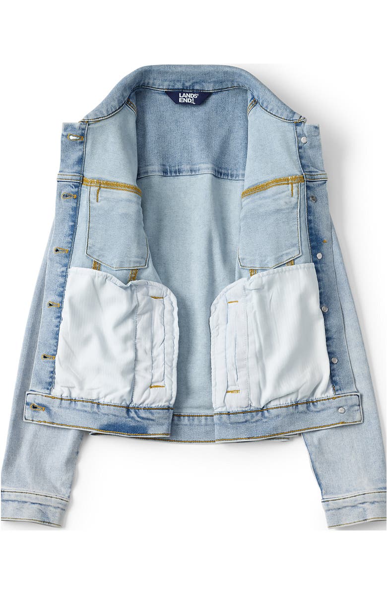 Lands' End Denim Trucker Jacket, Alternate, color, 