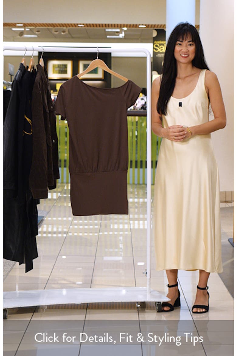 Dorie Cutout One-Shoulder Minidress video