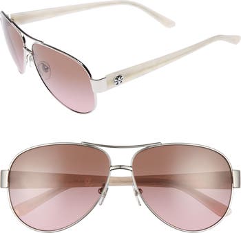 Tory Burch 60mm Aviator Sunglasses | Nordstrom