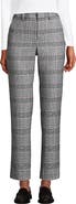 Lands' End High Rise Brushed Flannel Tapered Ankle Pants