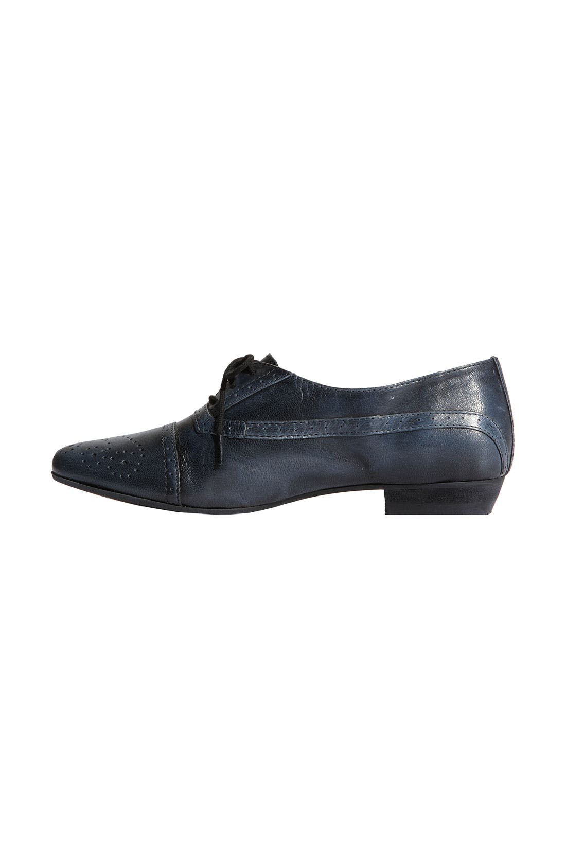 Bronx 'Heather Bee' Oxford, Alternate, color, BLACK
