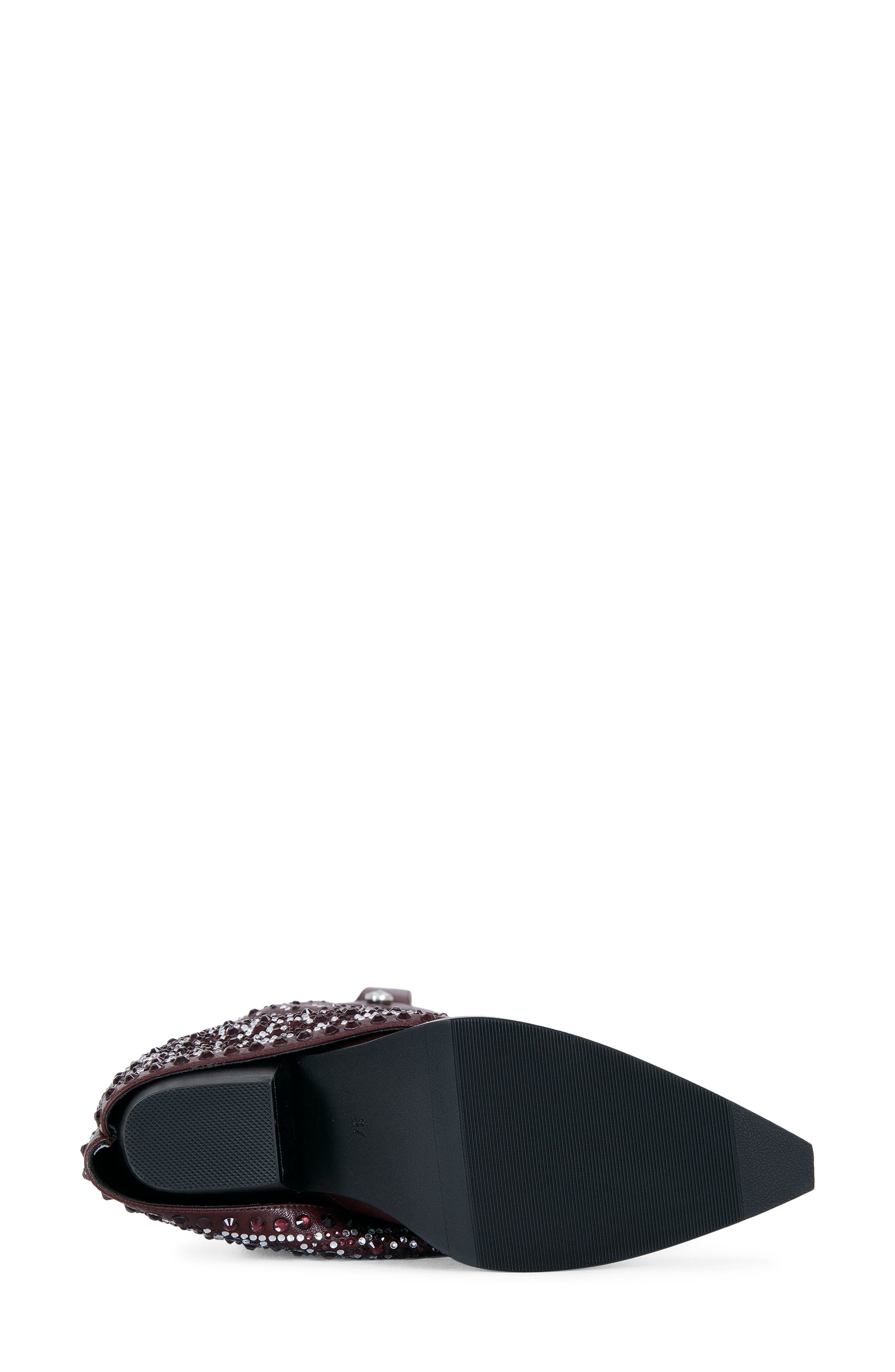 AZALEA WANG Beth Stud Western Boot, Alternate, color, Brown