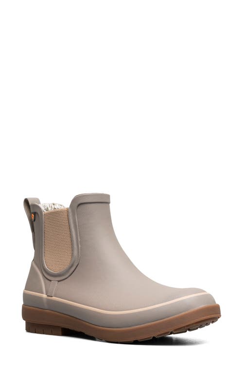 Bogs Amanda II Waterproof Insulated Chelsea Rain Boot in Toffee 