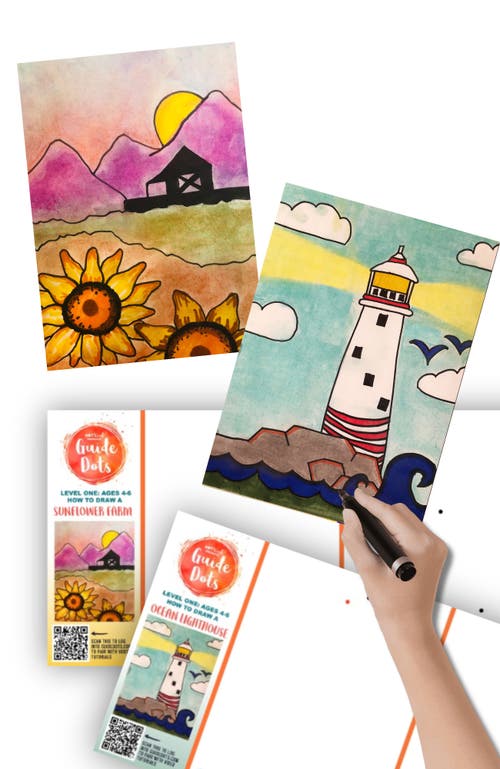 Guide Dots Add-On Art Rolls for Guide Dot's Art Kits in L1 Lighthouse/sunflower Farm  product