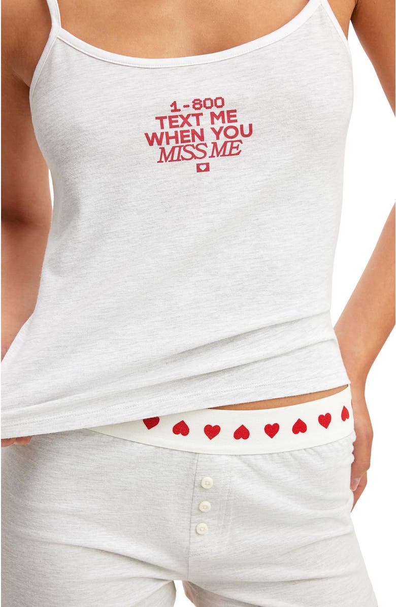 COTTON ON BODY Women's Dreamy Soft Longline Cami, Alternate, color, Light Grey Marle 1-800 Text