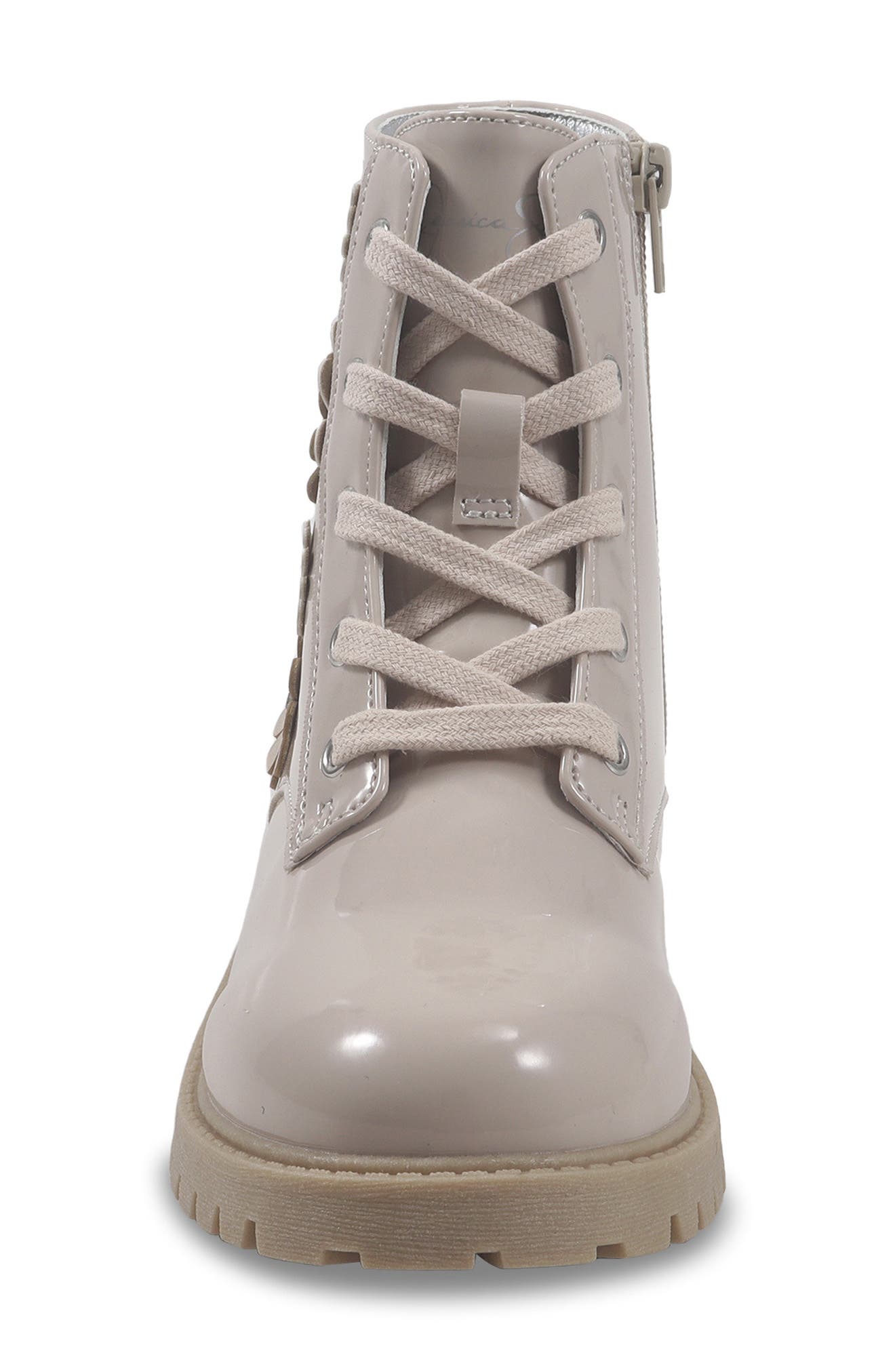 Kids' Daria Shay Flower Boot, Alternate, color, CREAM