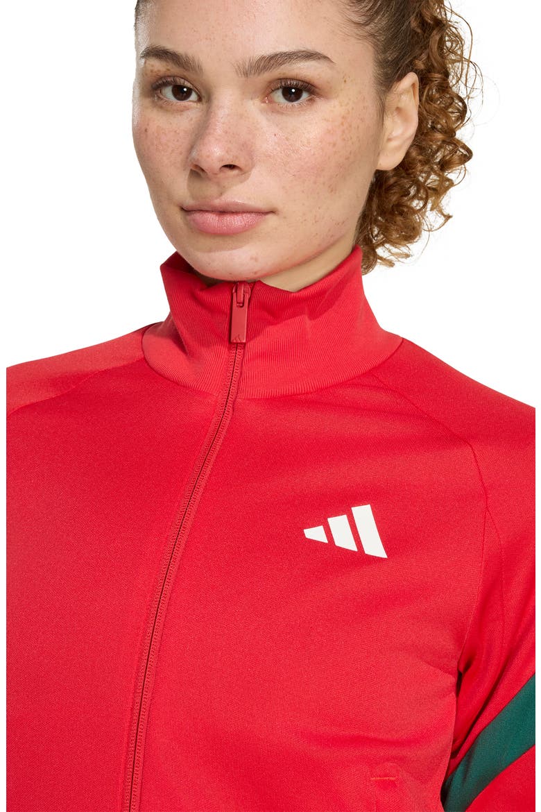 House of Tiro Nations Track Jacket, Alternate, color, SCARLET/ DARK GREEN/ WHITE