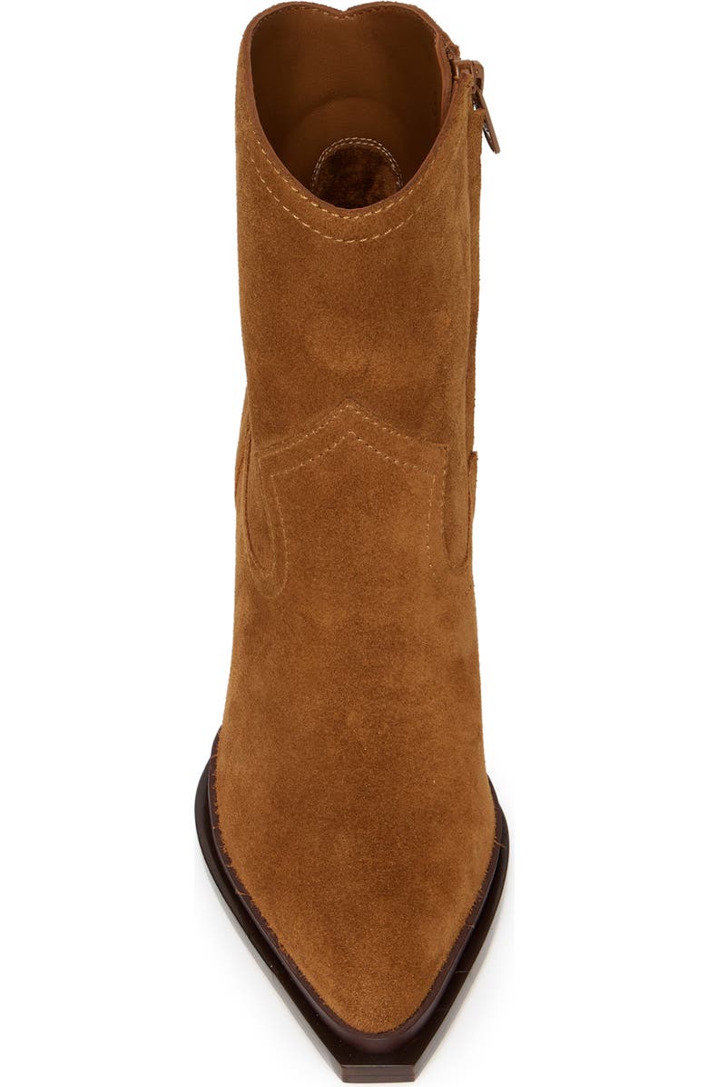 PAIGE Posey Block Heel Bootie, Alternate, color, Chbrn