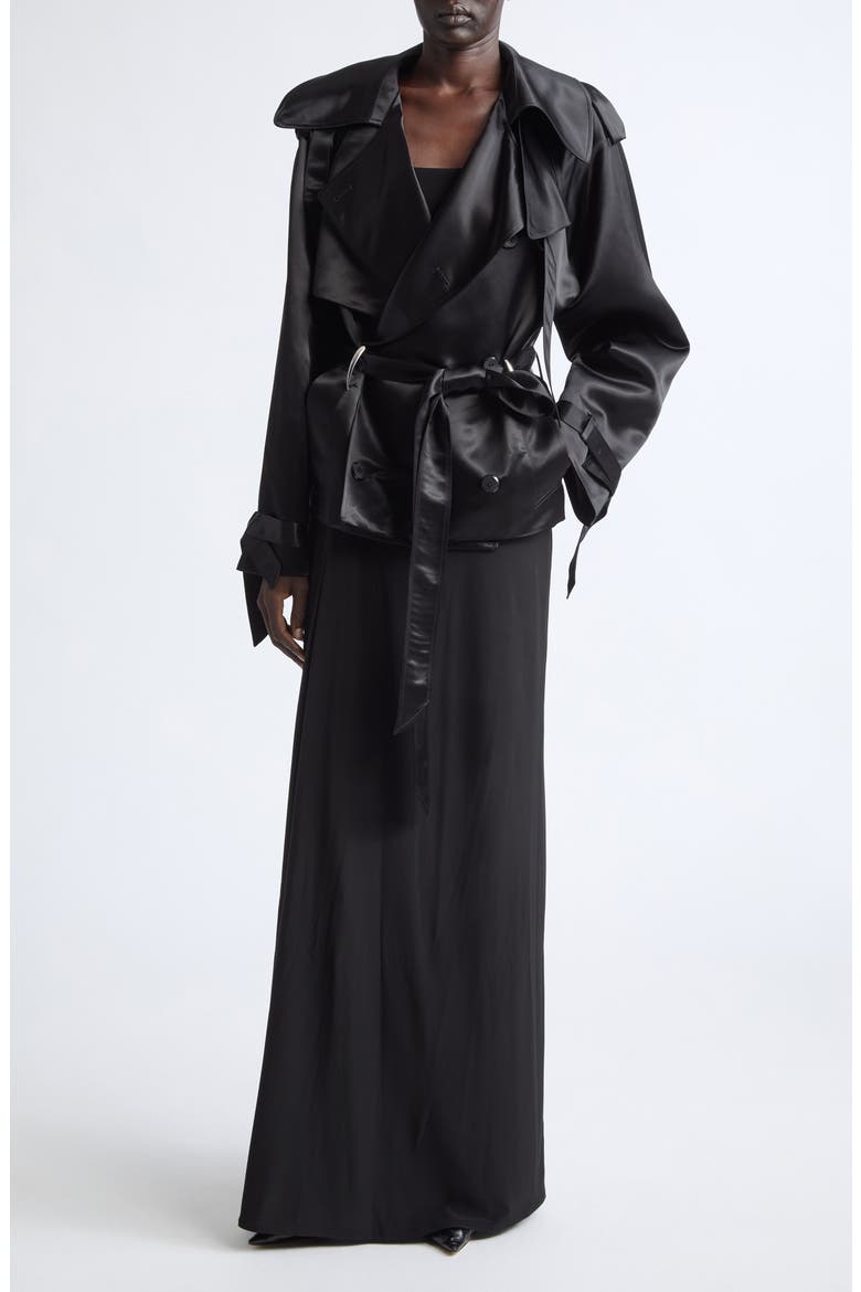 Relic Charms Strapless Maxi Dress, Alternate, color, BLACK