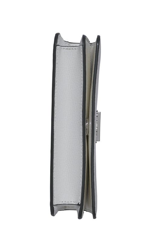 Karl Lagerfeld Paris Kosette Crossbody In Winter White/silver