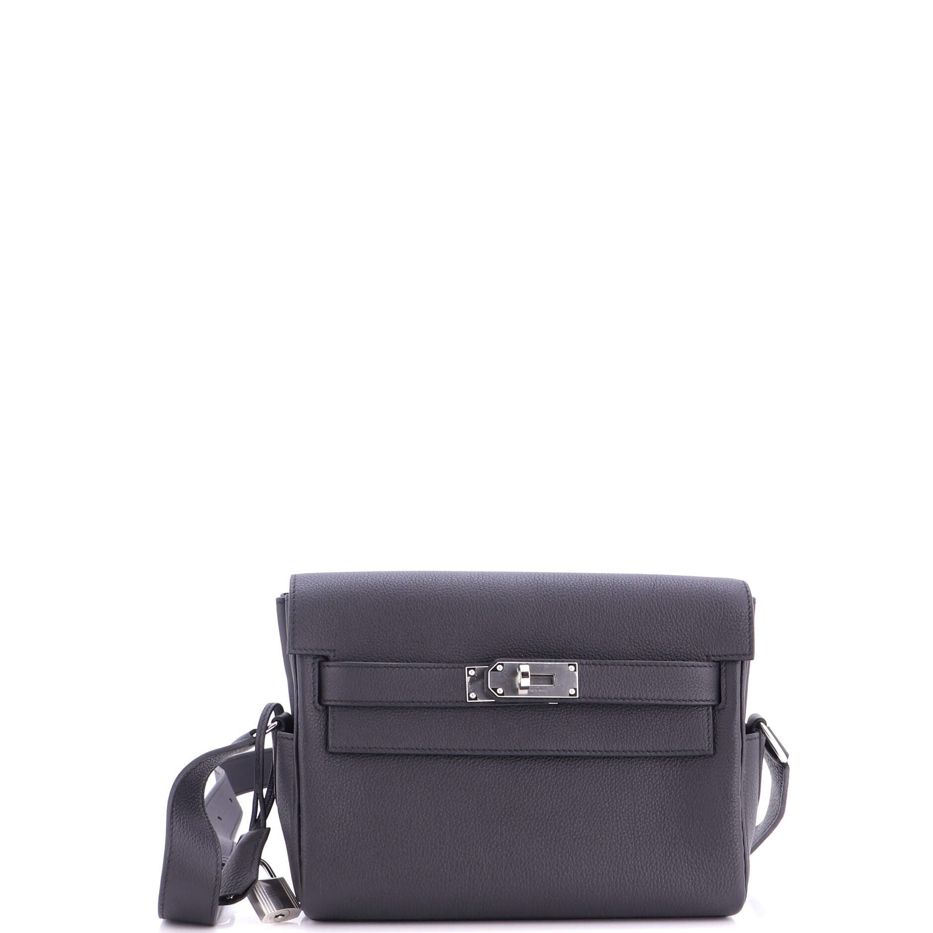 Kelly Messenger Bag Togo PM, Main, color, Black