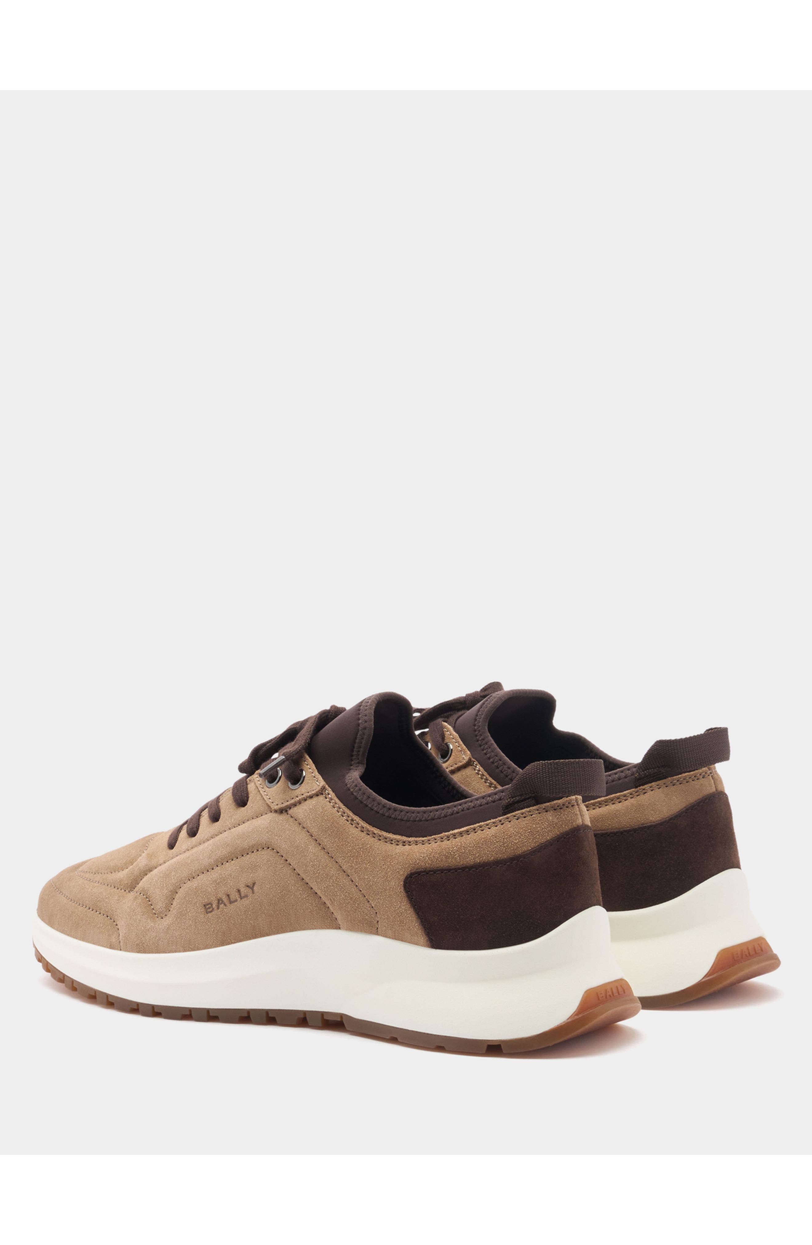 Bally Outline Sneaker in Suede, Alternate, color, 