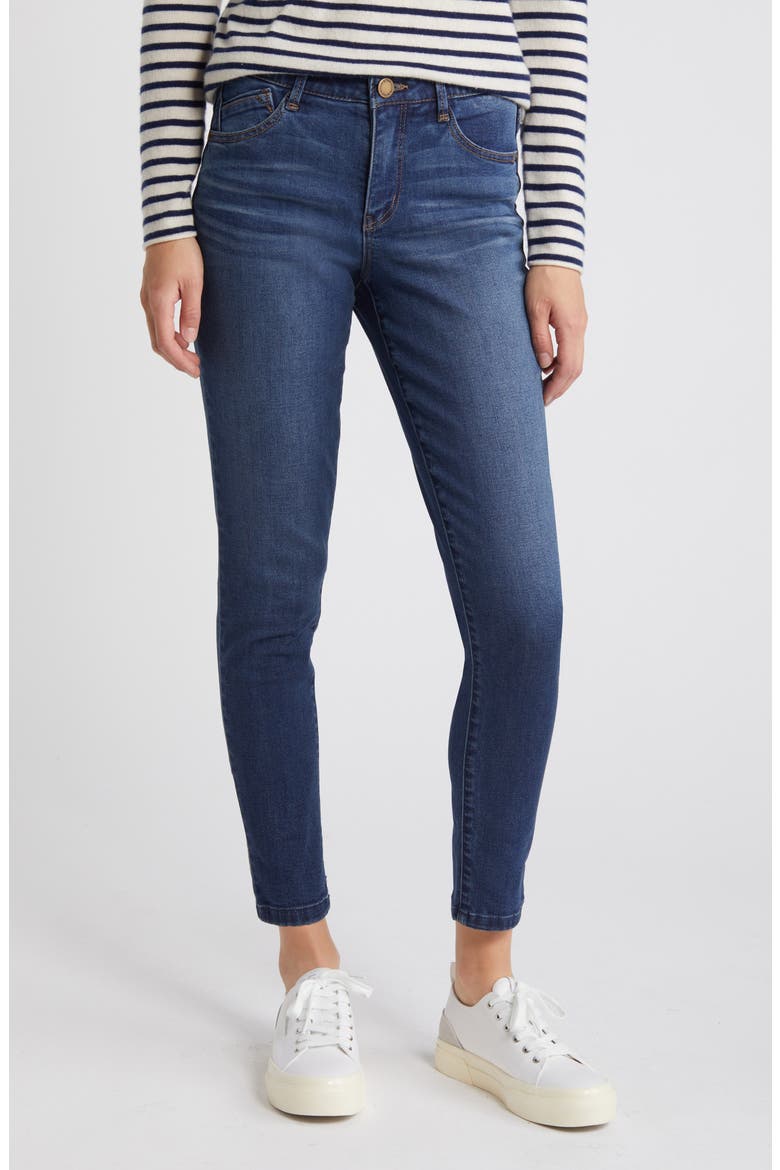 'Ab'Solution Sophie Ankle Skinny Jeans, Main, color, BLUE