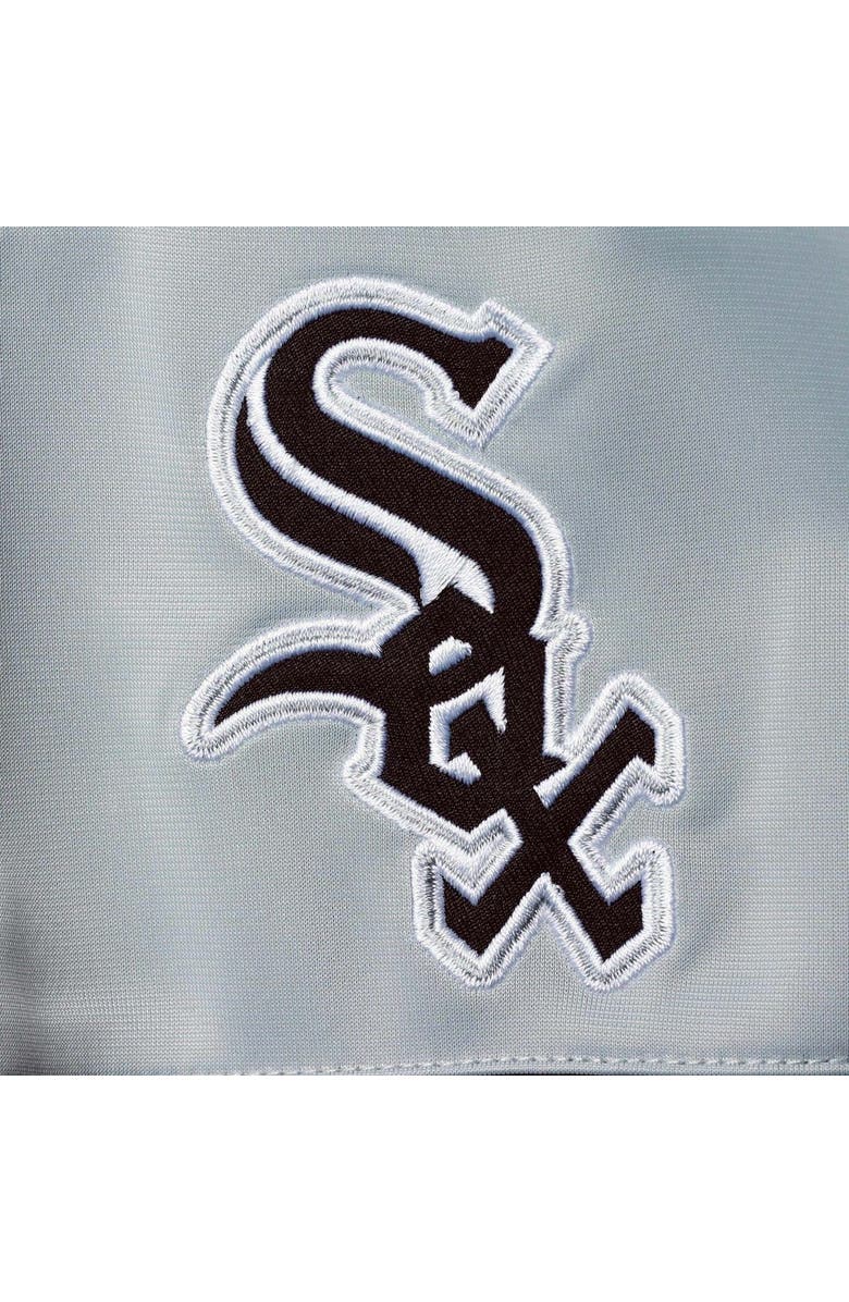 G-III SPORTS BY CARL BANKS Men's G-III Sports by Carl Banks Black/Silver Chicago White Sox Power Pitcher Full-Zip Track Jacket, Alternate, color, 