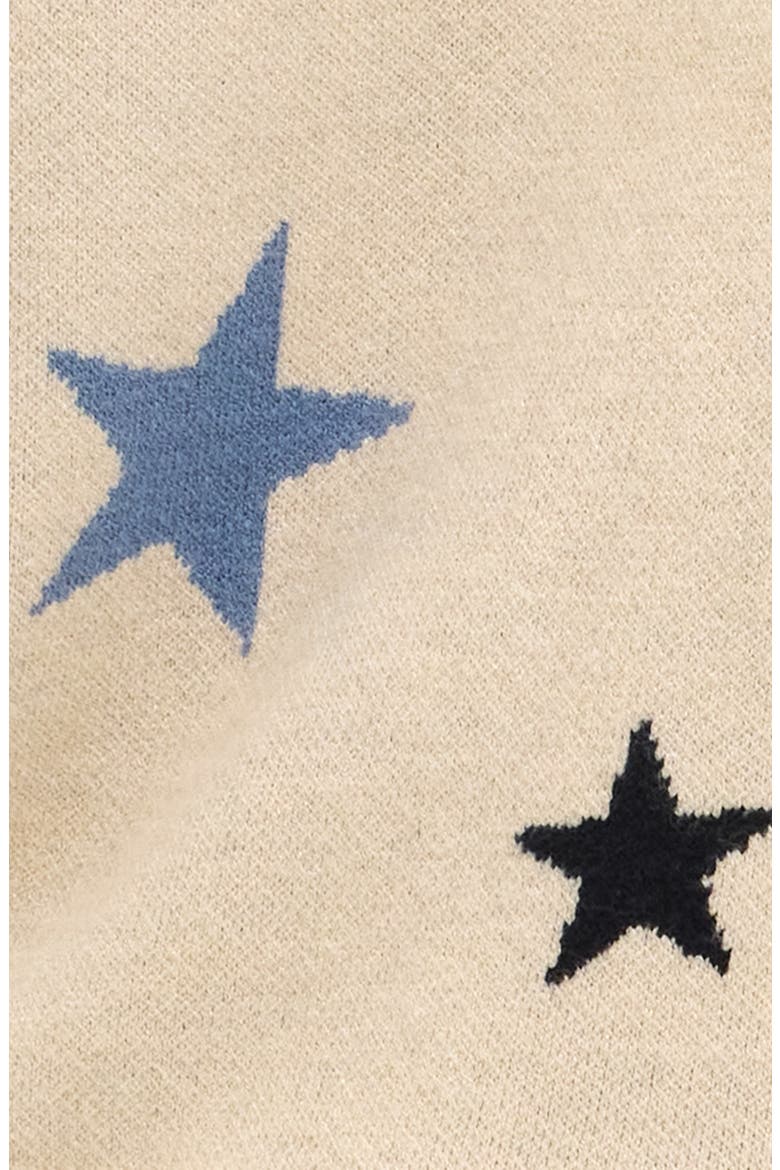 Deandra Star Sweater, Alternate, color, TAPIOCA / GALAXY