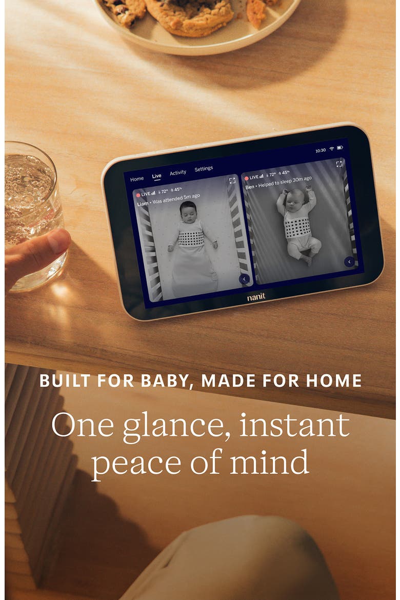 Smart Baby Monitor System, Alternate, color, WHITE