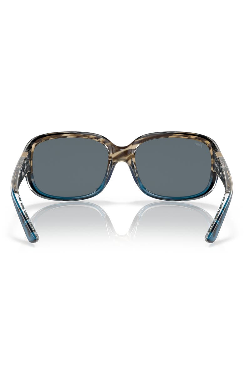 Costa Del Mar Gannet 58mm Mirrored Polarized Pillow Sunglasses, Alternate, color, 