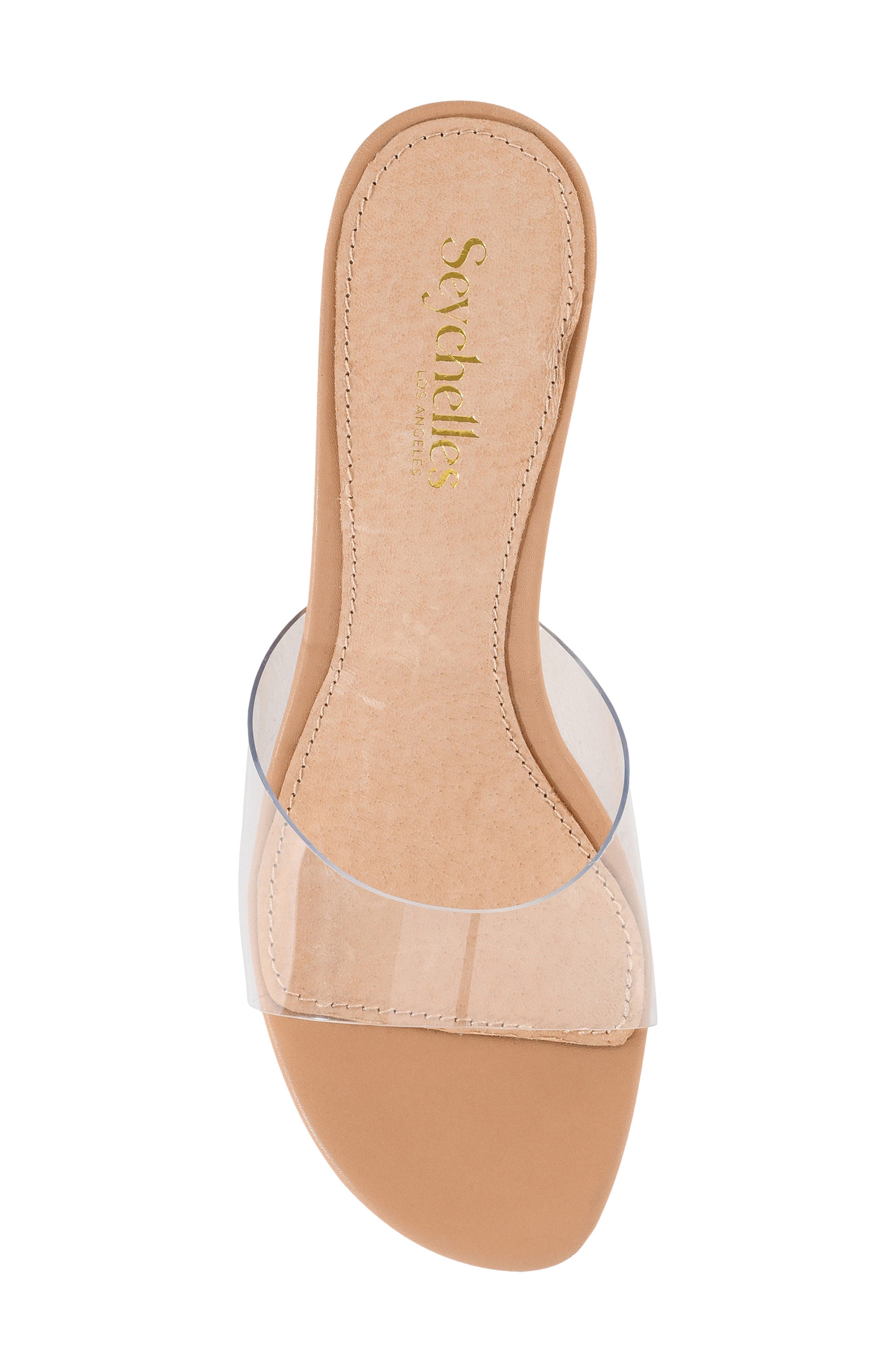 Just Like That Wedge Sandal, Alternate, color, CLEAR