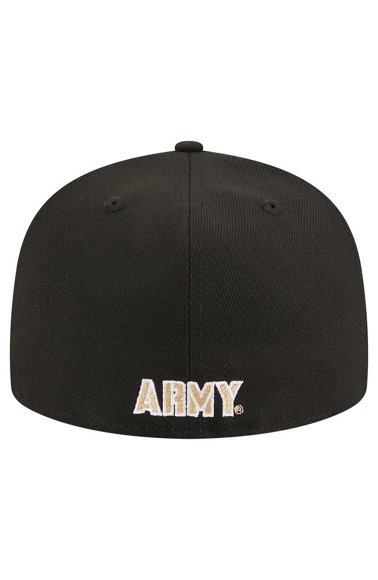 New Era Men's New Era Black Army Black Knights 59FIFTY Fitted Hat, Alternate, color, Black