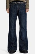 JADED LONDON Coated Jude Flare Leg Jeans