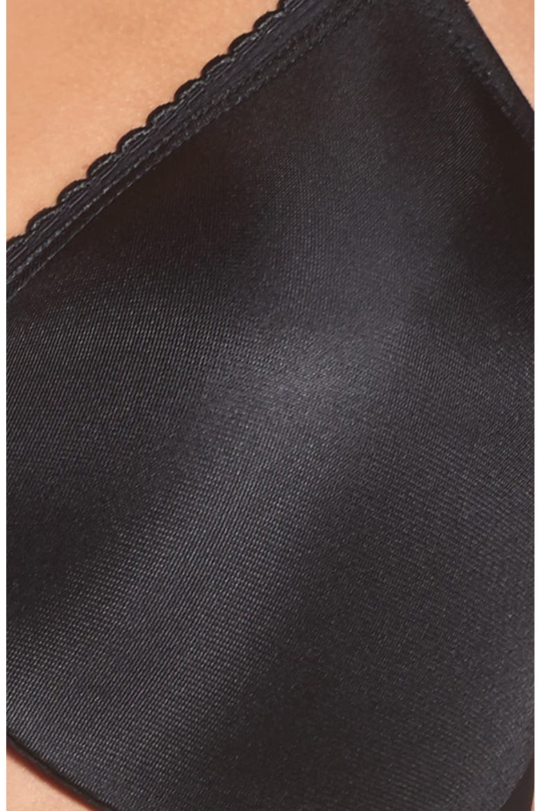 Simple Shaping Minimizing Underwire Bra, Alternate, color, BLACK