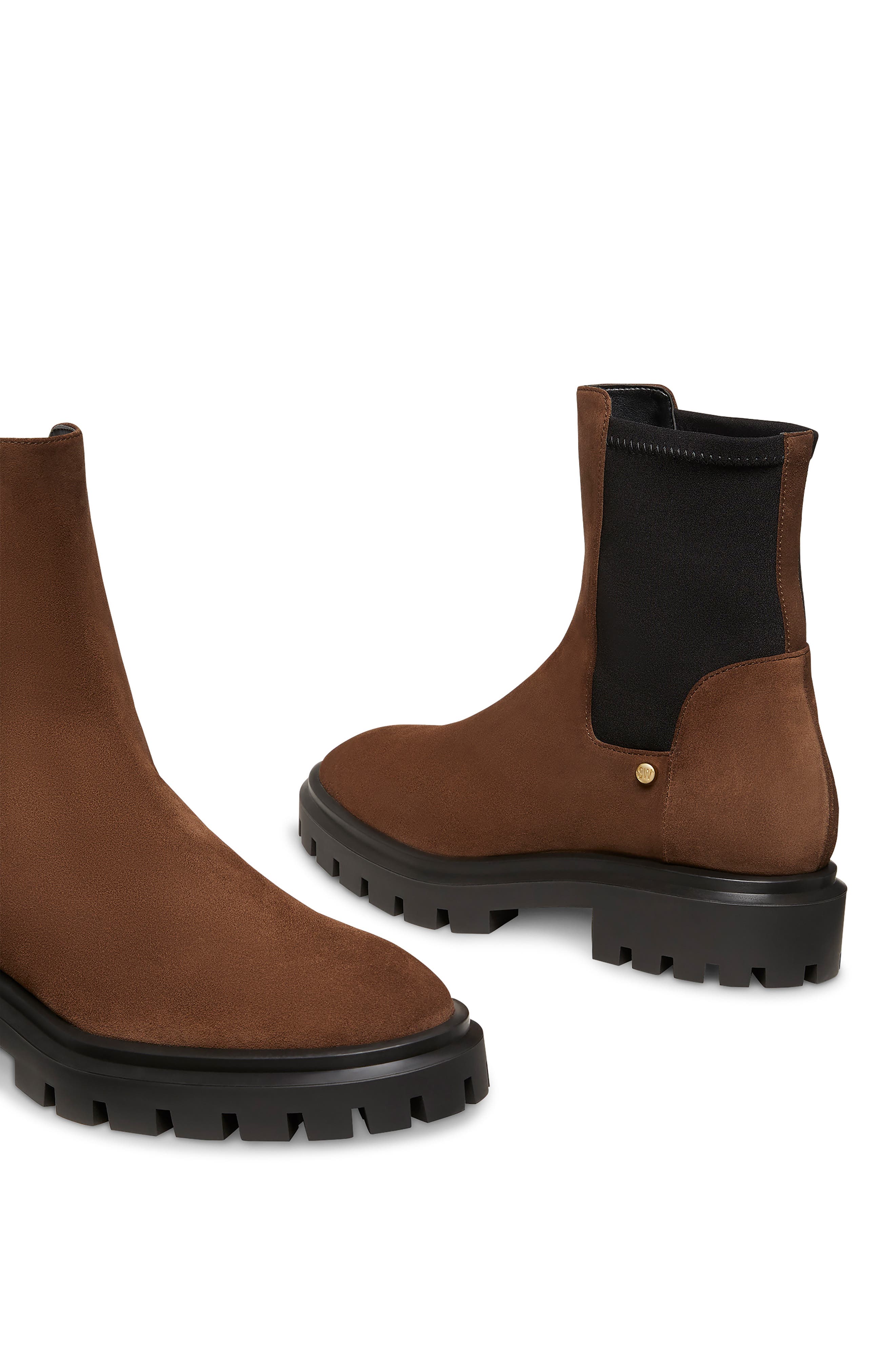 Ultra Lug City Chelsea Boot, Alternate, color, WALNUT/BLACK