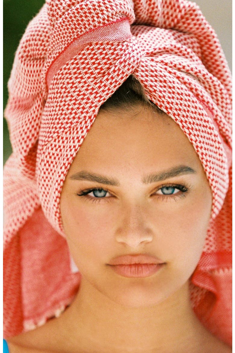Sand Free Beach Towel - Traditional, Alternate, color, Montenegro Red