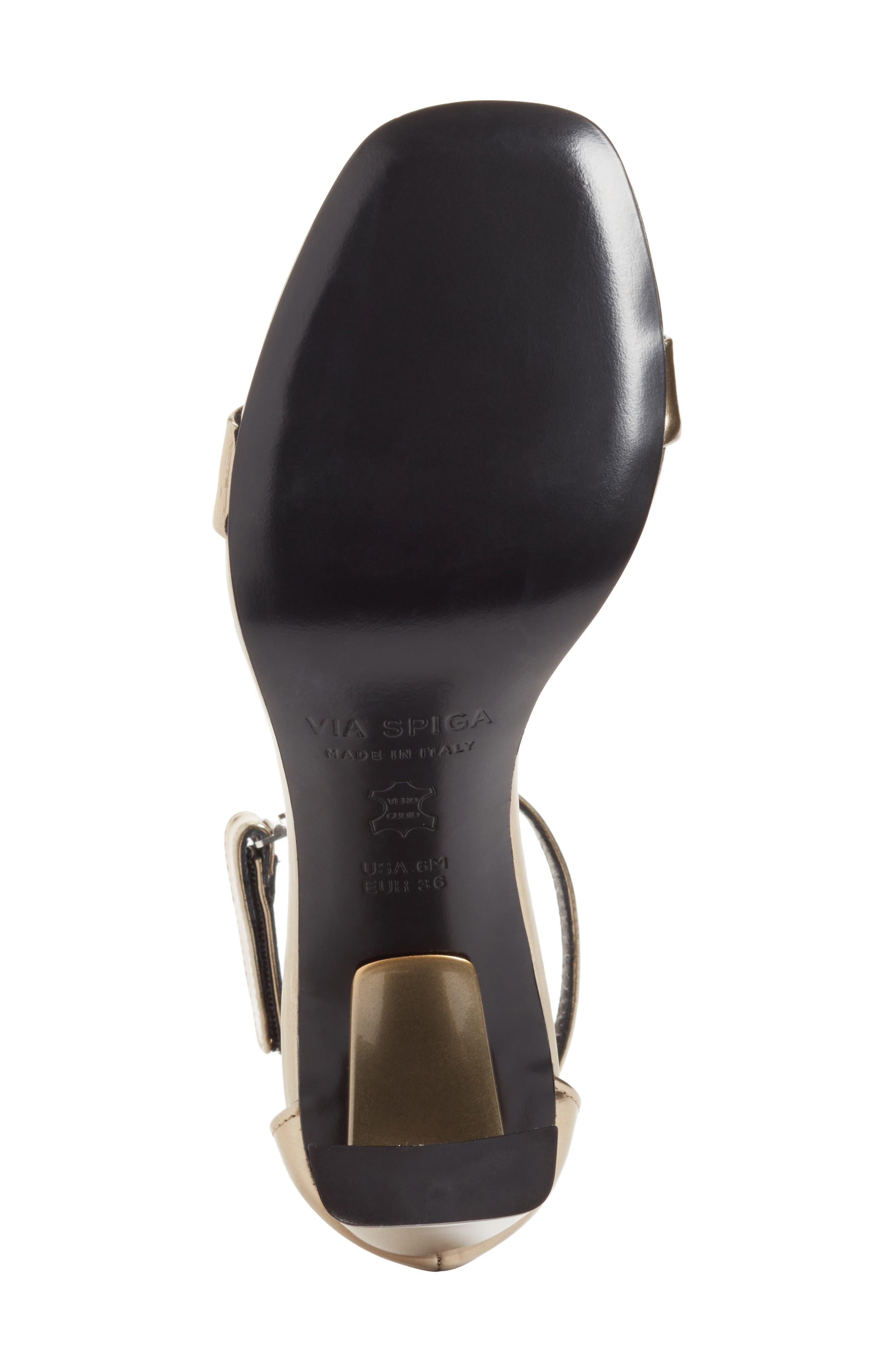Faxon Ankle Strap Sandal, Alternate, color, COPPER LEATHER