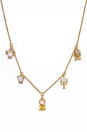 Girls Crew x Disney Beauty and the Beast Charm Necklace