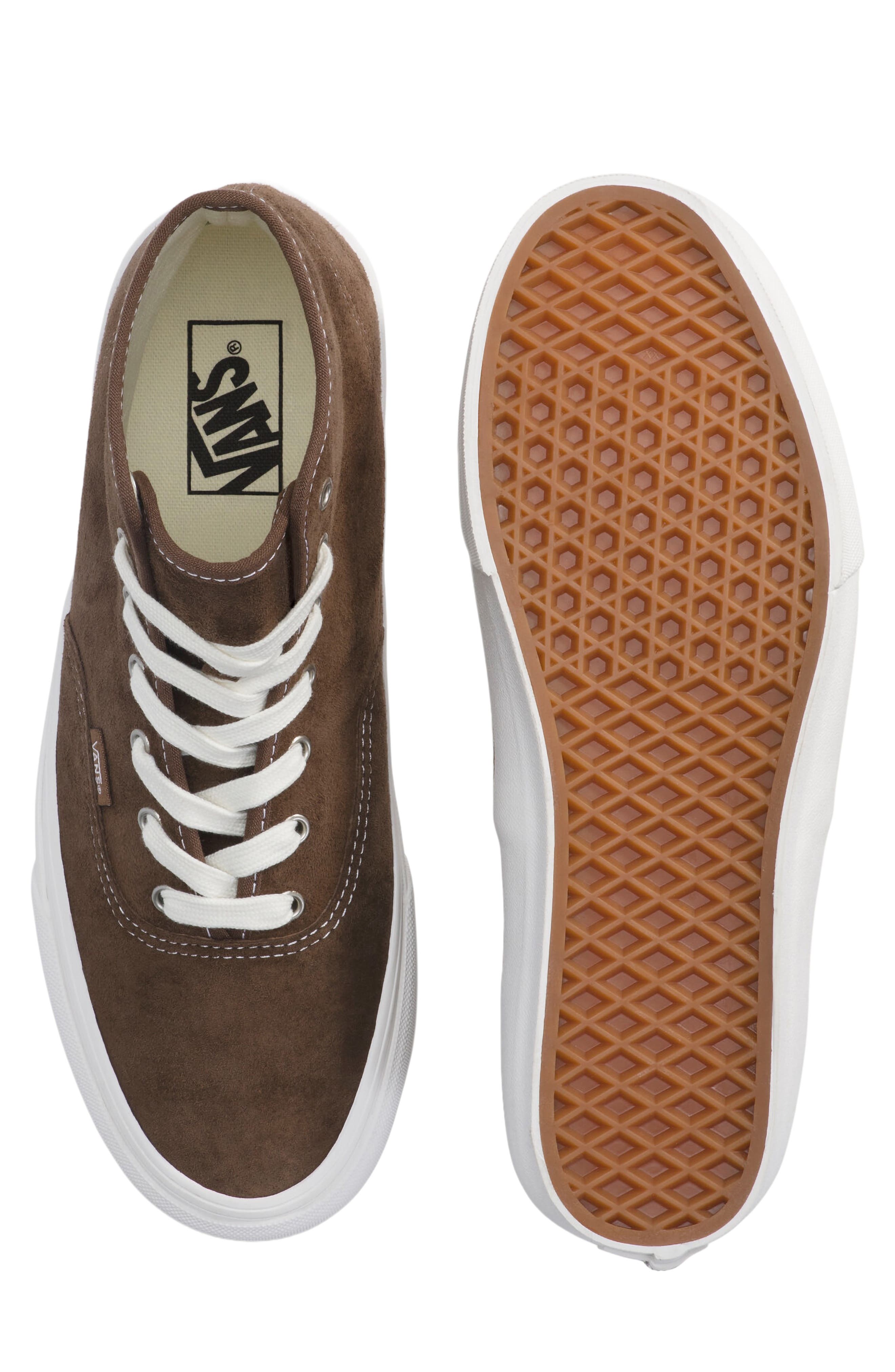 Authentic Hi 2.0 Leather High Top Sneaker, Alternate, color, PIG SUEDE VINTAGE COCOA