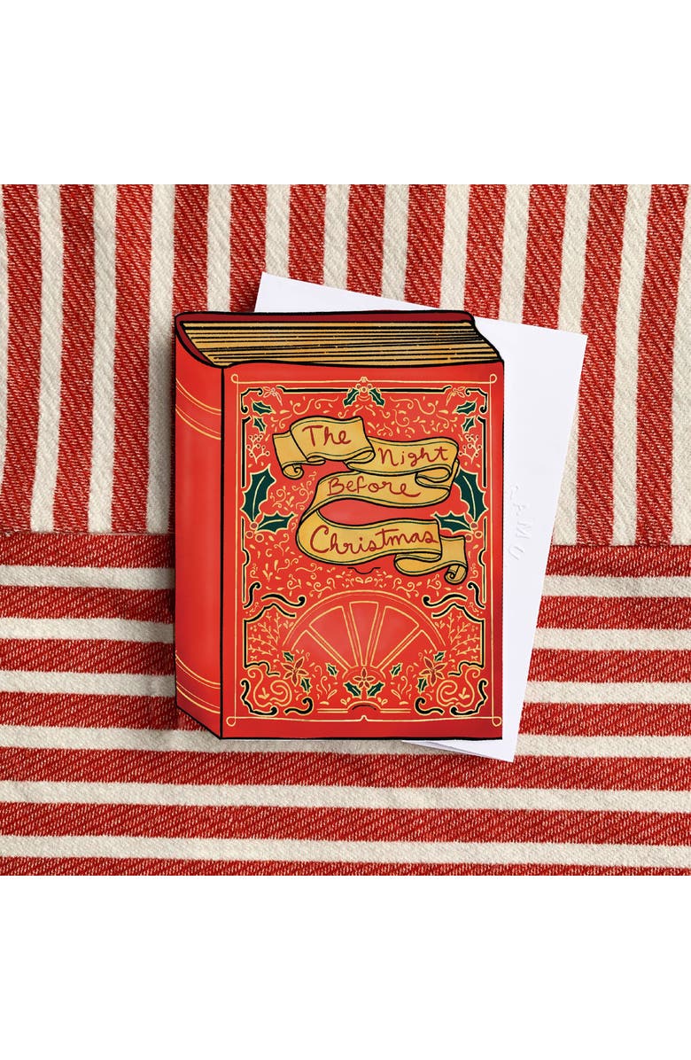 Ramus & Co The Night Before Christmas Book Greeting Card Pack Set, Alternate, color, Multi-Pack