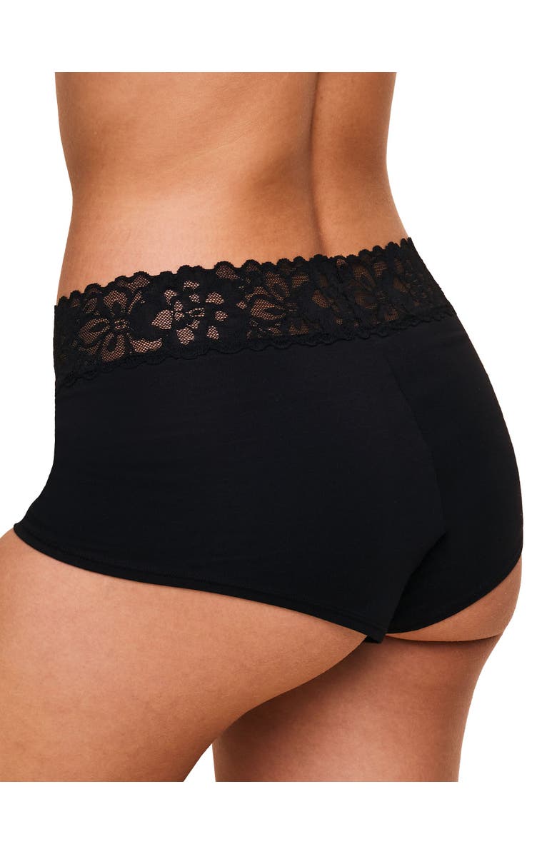 Adore Me Leondre Shortie Panties, Alternate, color, Black
