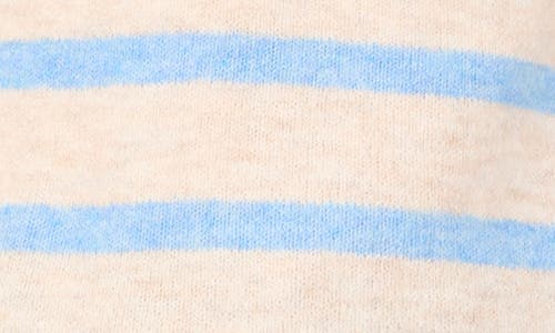 CECE CECE STRIPE CREWNECK SWEATER 
