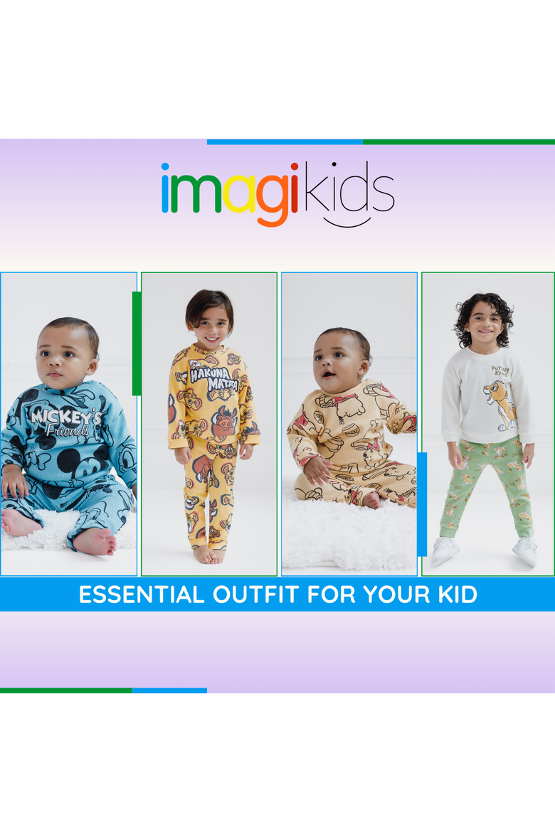 Lion King Loungewear 2-Piece Sweatshirt and Pants Set, Alternate, color, Lion King Brown