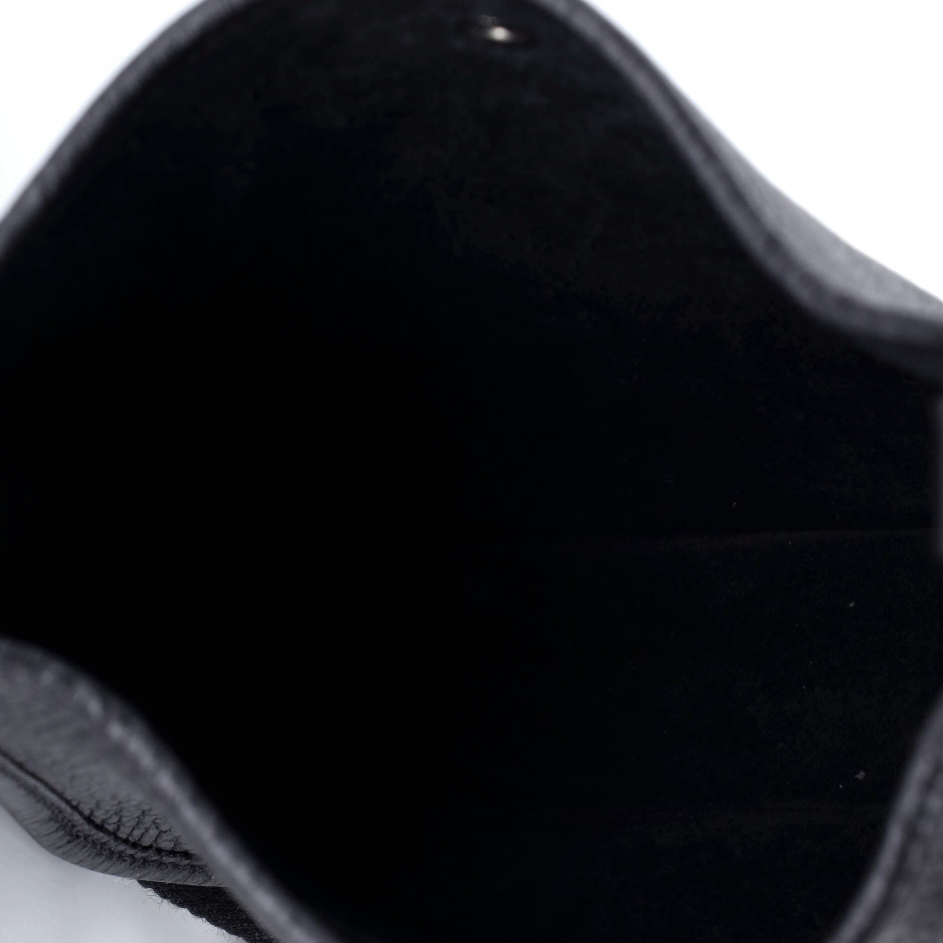 Pre-Owned Hermes Evelyne Bag Gen III Clemence TPM, Alternate, color, Noir