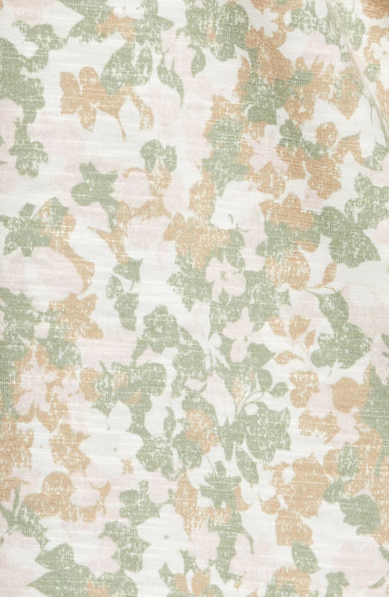 Wit & Wisdom Floral Puff Sleeve Top, Alternate, color,