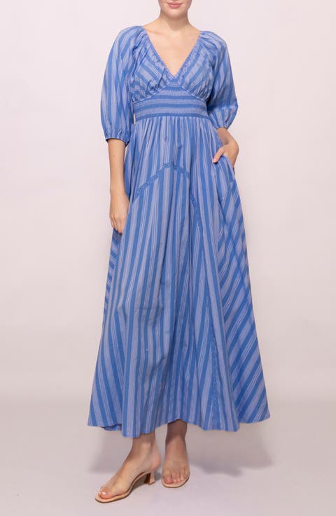Stripe Maxi Dress