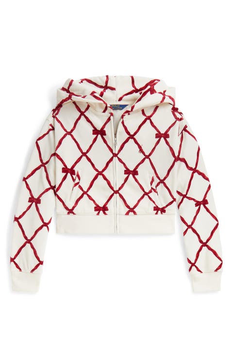 Kids' Velour Boxy Hoodie
