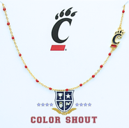Color Shout University of Cincinatti Side Necklace