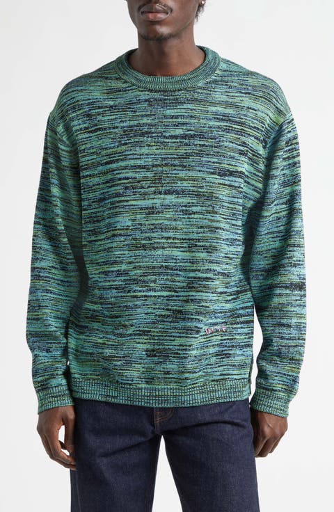 Space Dye One of a Kind Crewneck Sweater