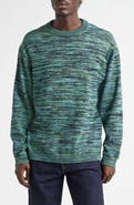 Waste Yarn Project Space Dye One of a Kind Crewneck Sweater