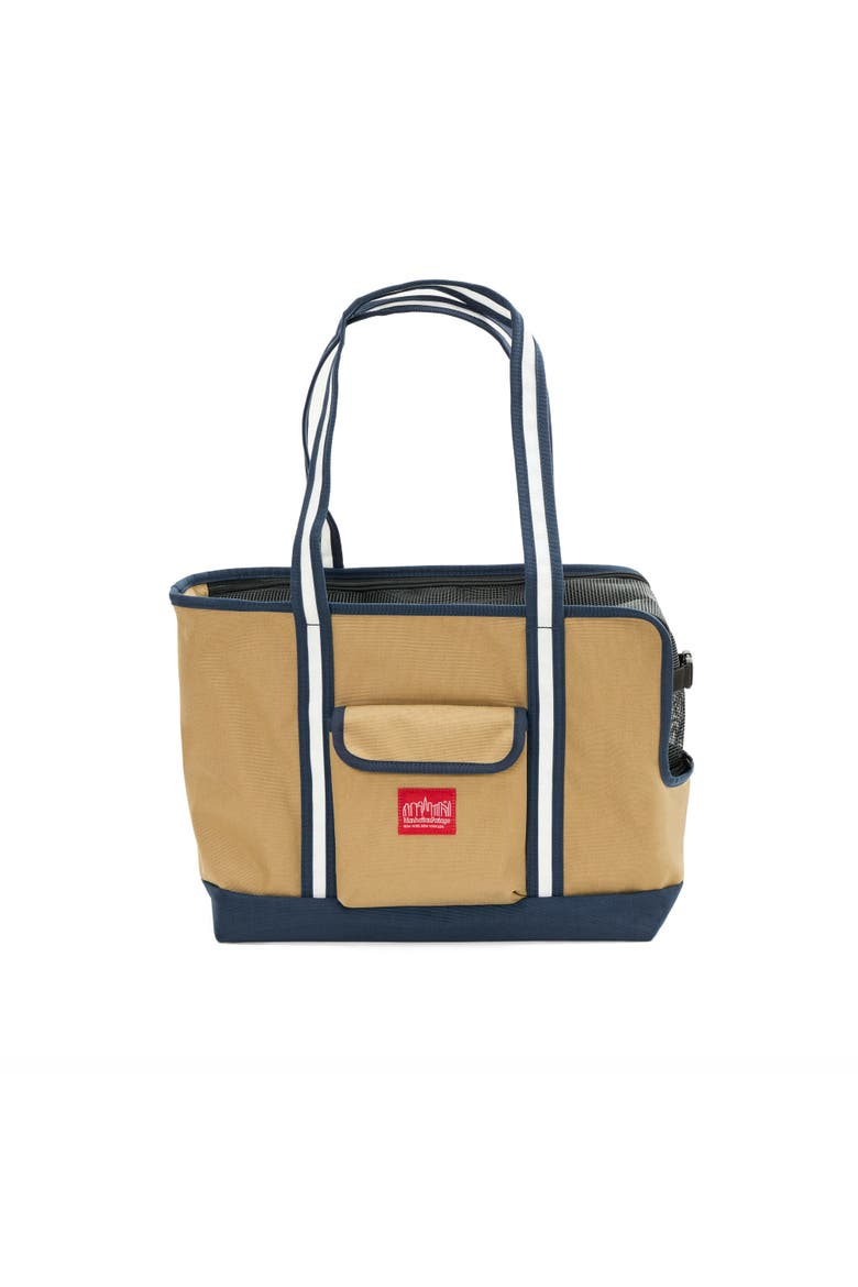 Pet Carrier Tote Bag Small/Medium Pets, Main, color, Beige
