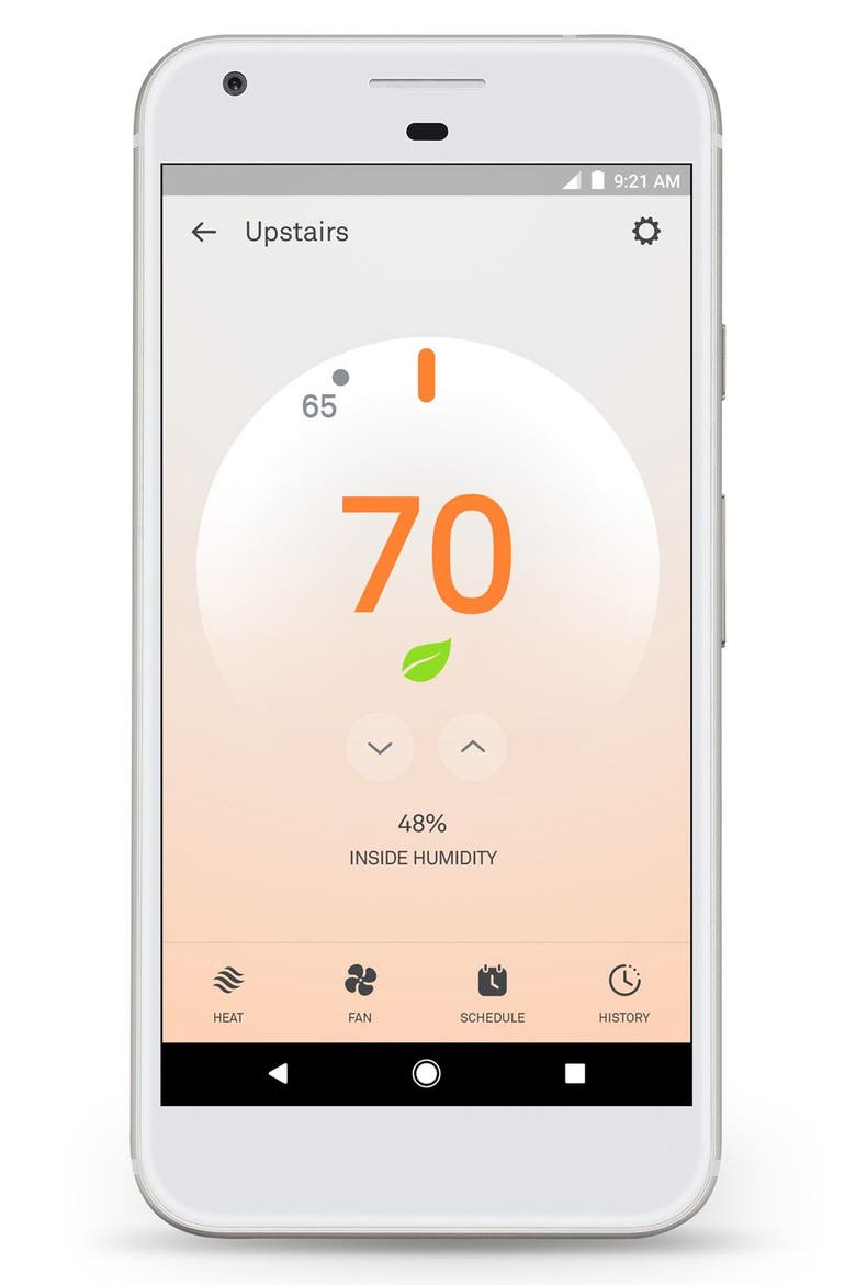 Thermostat E, Alternate, color, WHITE