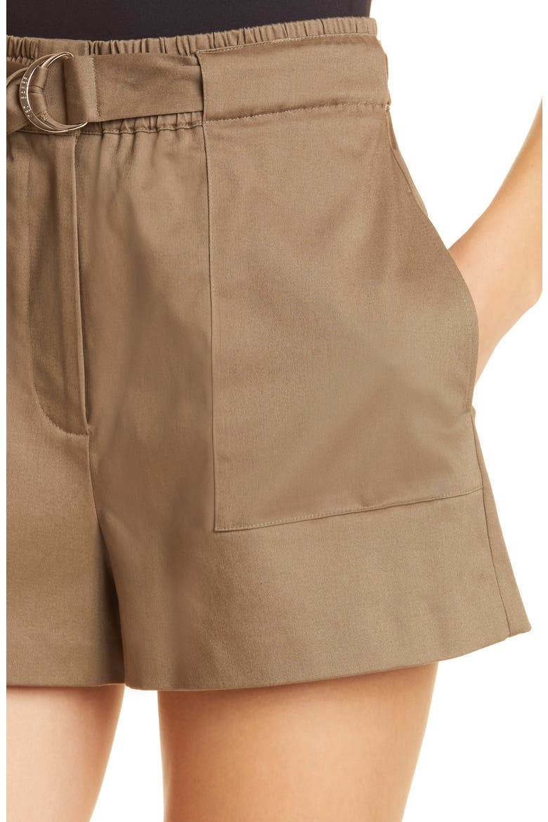 D Ring Detail Shorts, Alternate, color, OLIVE