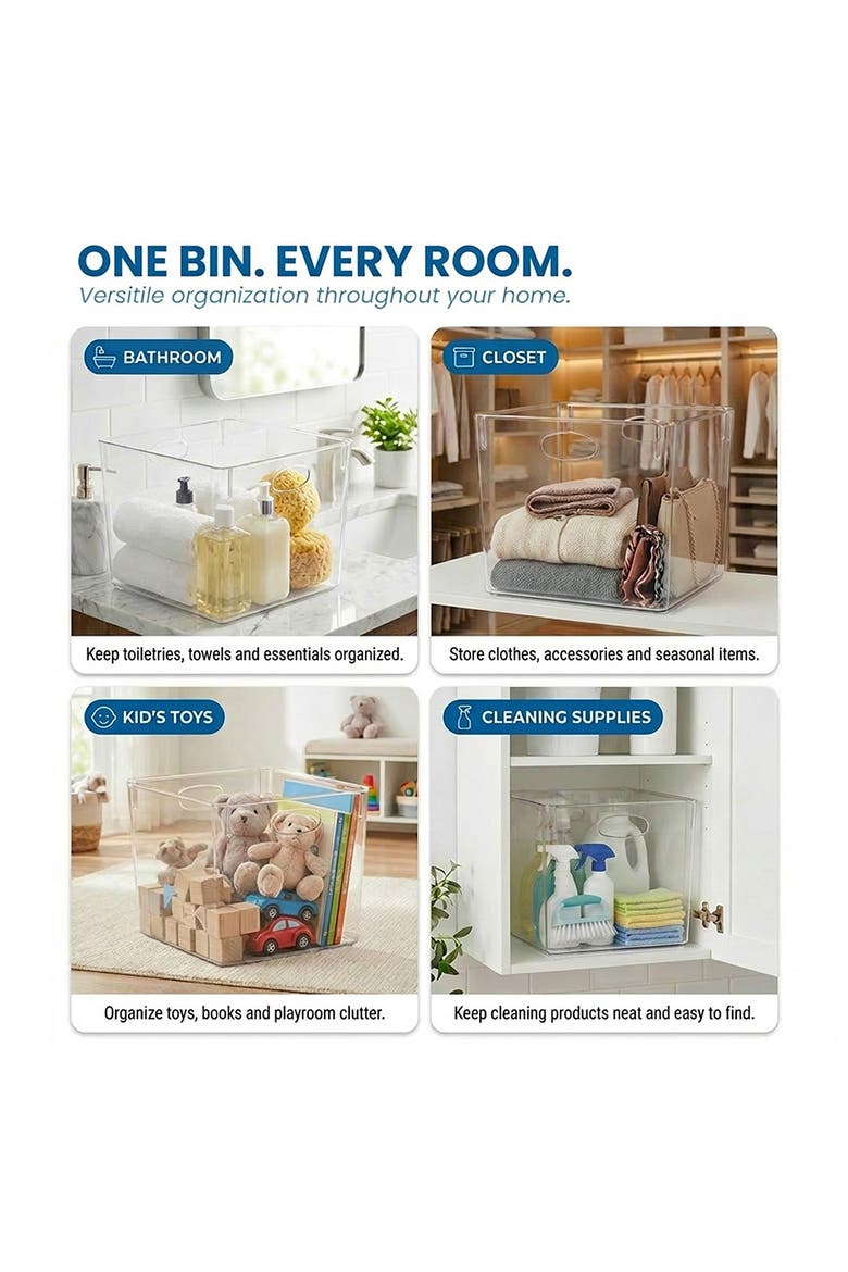 Set of 2 Extra Large Storage Bins, Alternate, color, NO COLOR