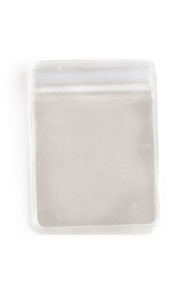Hibana Jewelry Storage Pouches Large 40 Count, Main, color, Clear