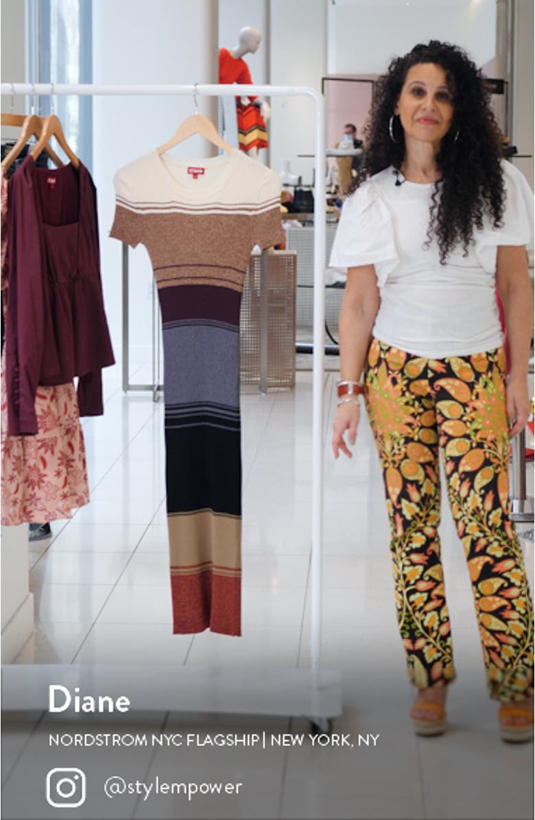 Colleen Colorblock Rib Sweater Dress, sales video thumbnail